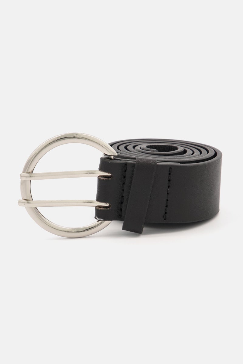 Don't Call Me Jennyfer Women Leather Belt, Black - Image 1